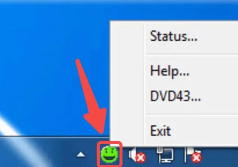 DVD43緑の顔のマーク