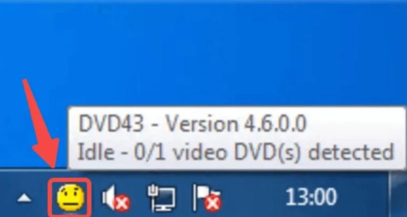 DVD43赤い顔のマーク