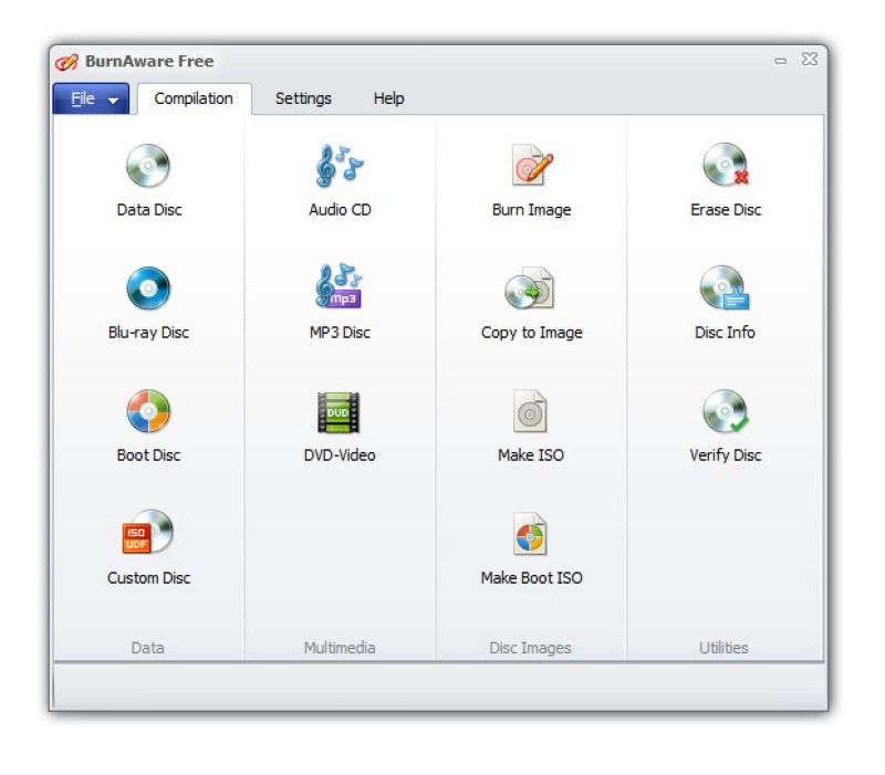 ブルーレイISO変換BurnAware