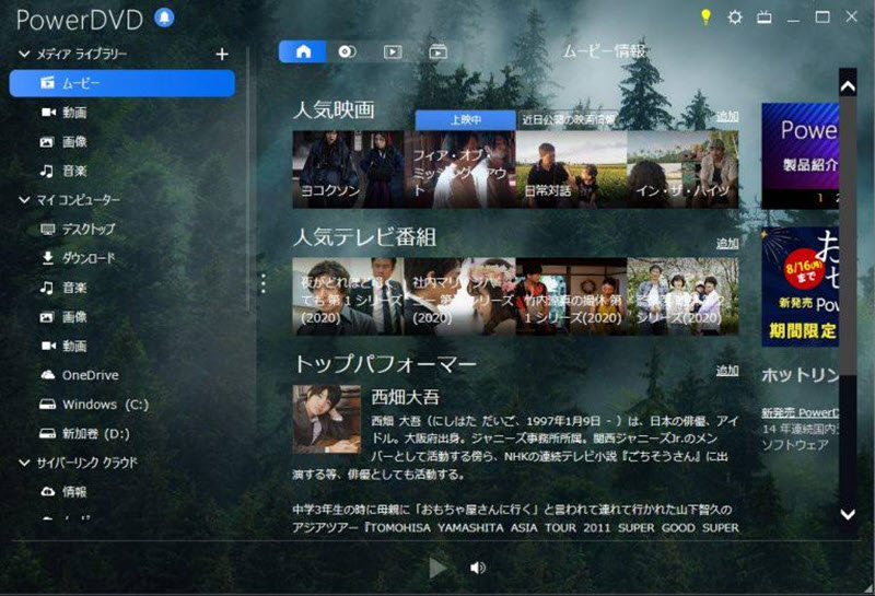 リージョンフリーDVDプレーヤーPowerDVD