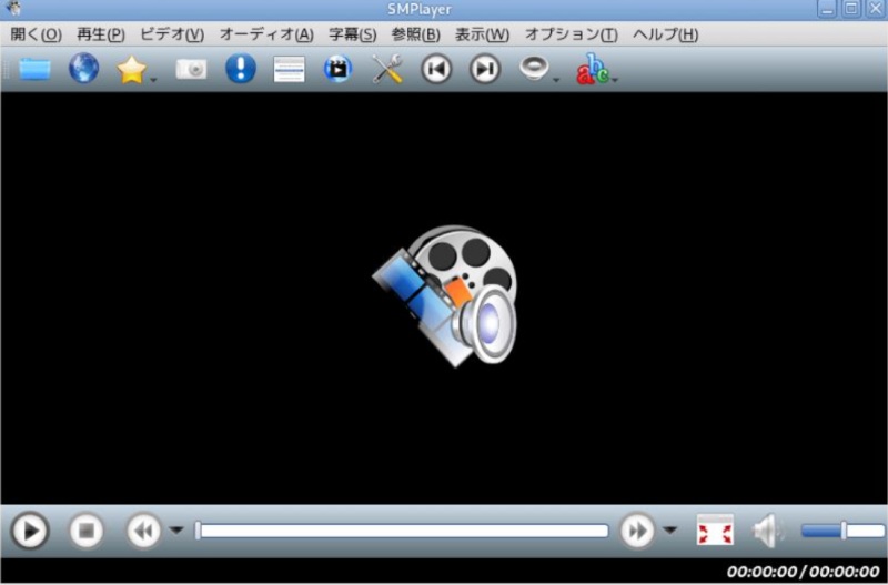 SMPlayerでAVIファイルを再生