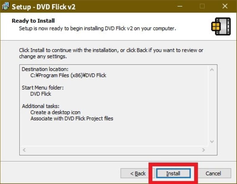 インストール工程が開始