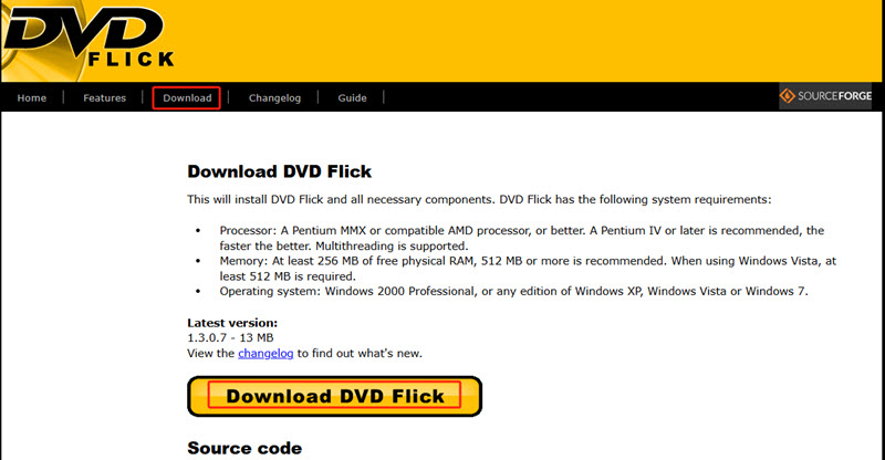 DVD Flickをダウンロード
