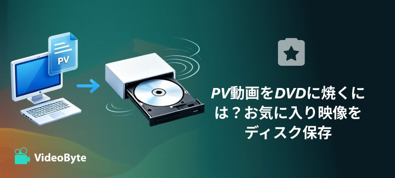 PV動画をDVDに焼く