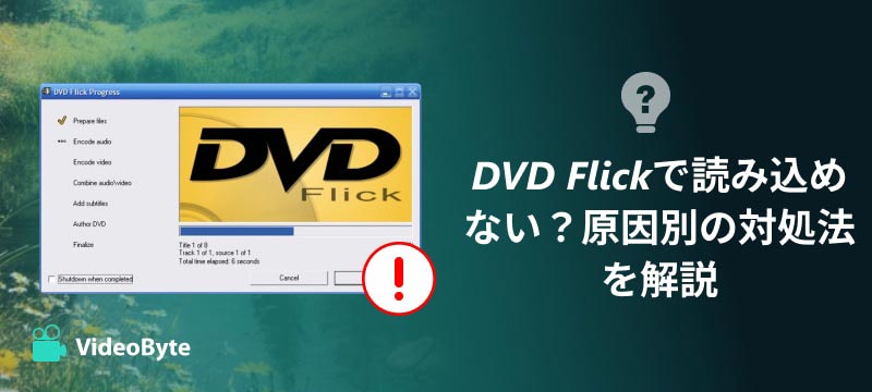 DVD Flick読み込みエラー